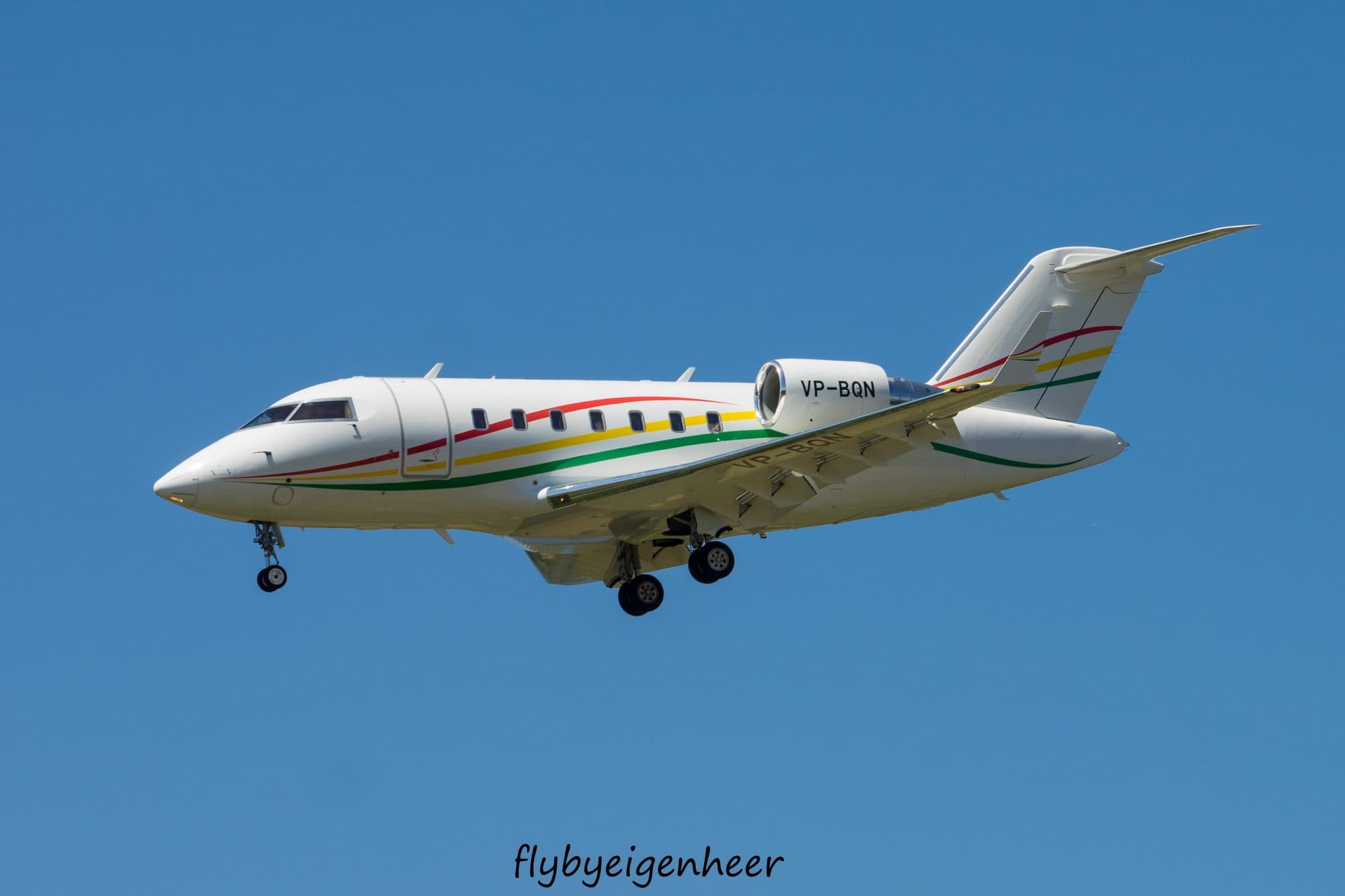 Challenger 605 representative aircraft