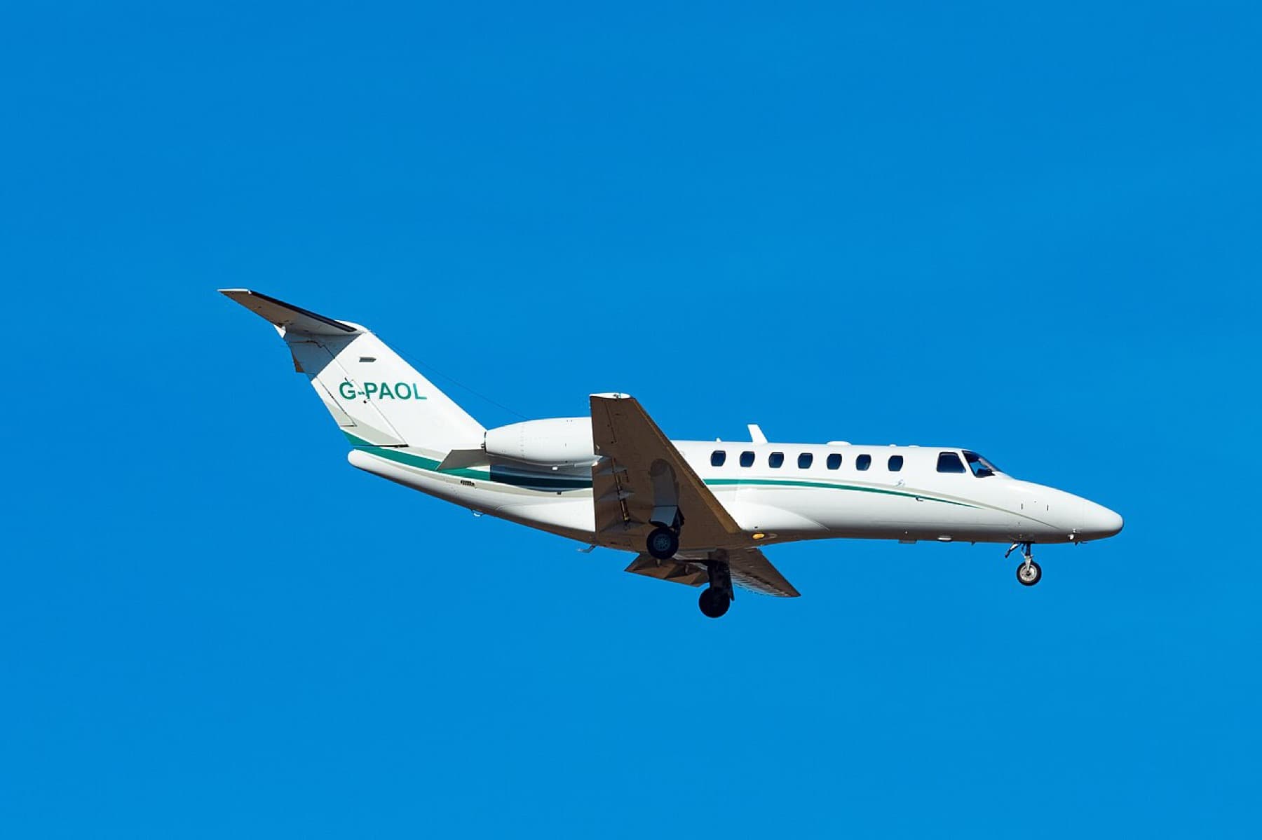 Citation CJ3+ in flight, representative aircraft