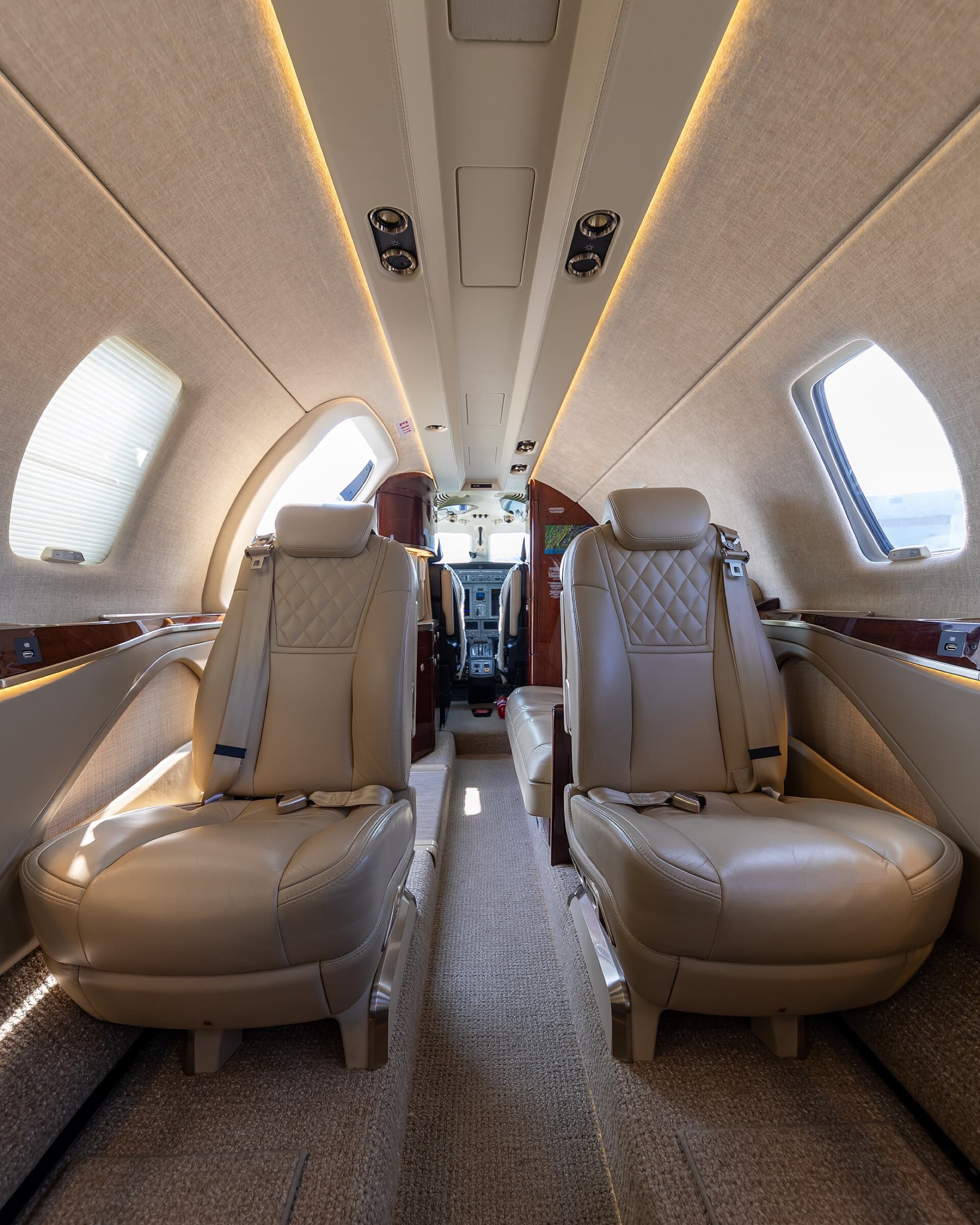 Citation CJ4 cabin