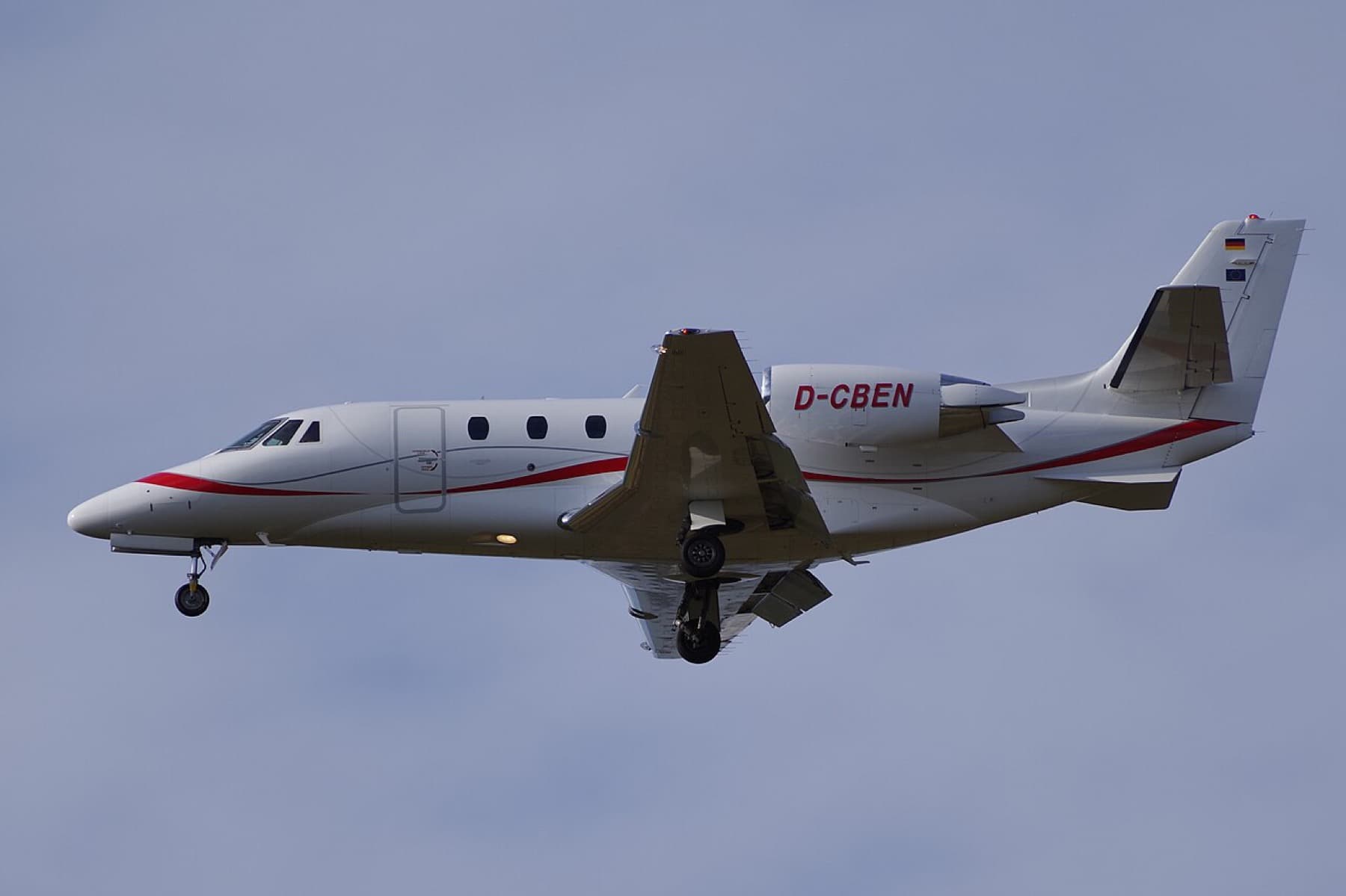 Citation XLS+ in flight, representative aircraft