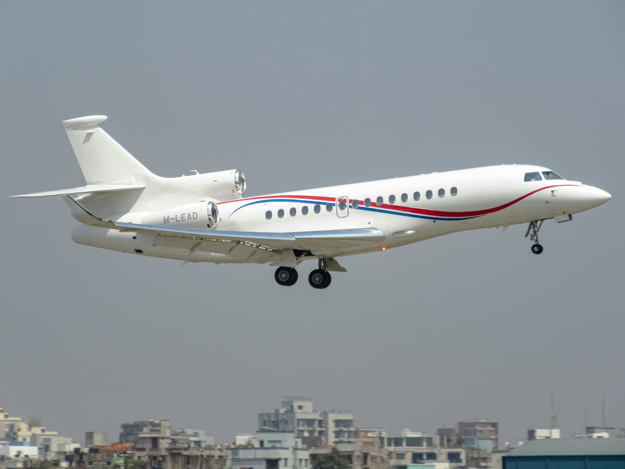 Falcon 8X representative aircraft