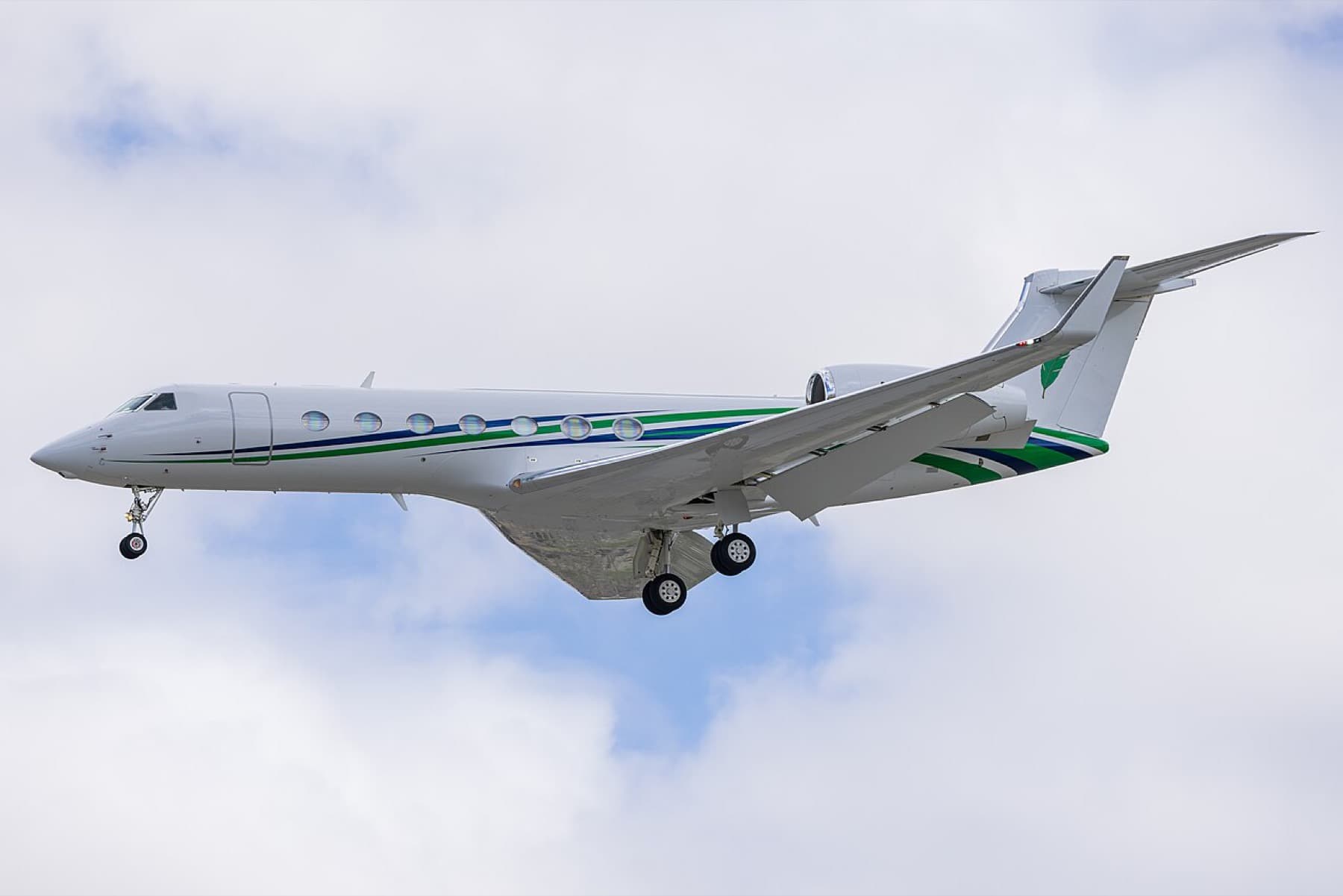 G550 in flight, representative aircraft