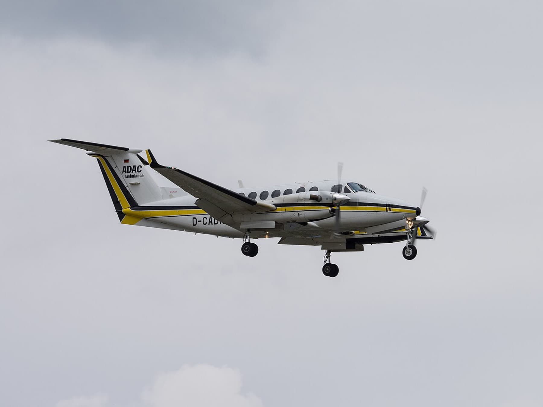 King Air 350 in flight, representative aircraft