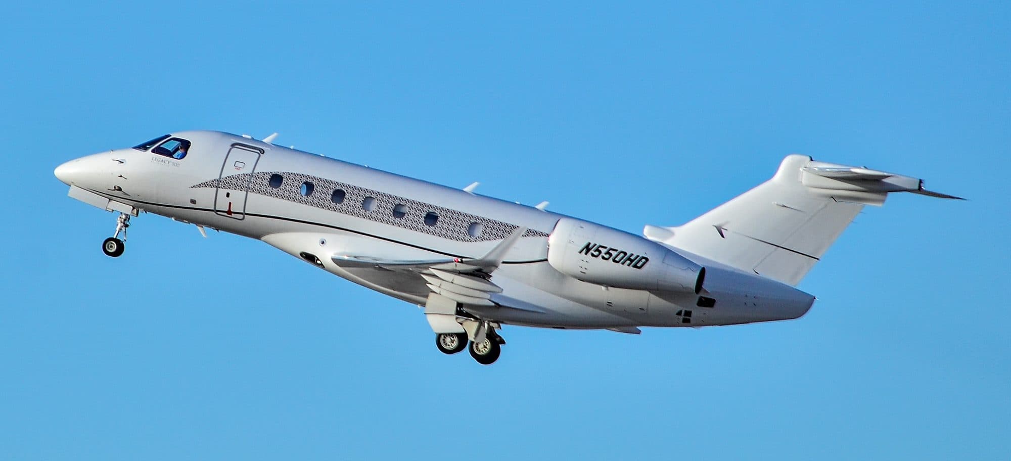 Legacy 500 representative aircraft