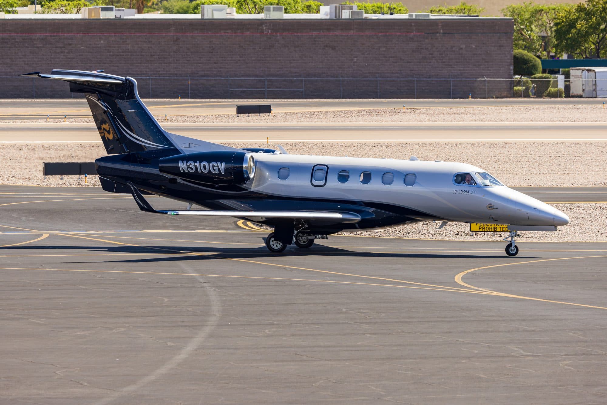 Phenom 300E representative aircraft